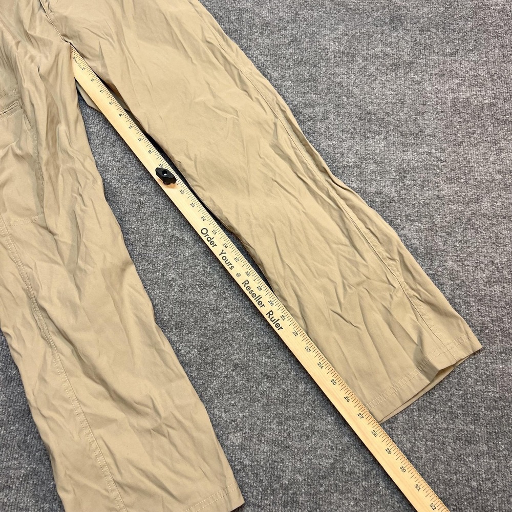 Eddie Bauer Pants Mens 32x29 Beige Cargo Microfiber Regular Fit Travel Outdoor - Picture 7 of 11